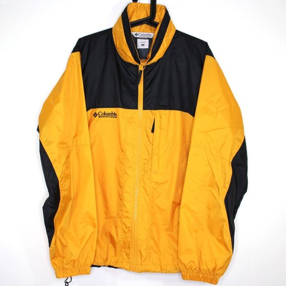 Columbia Mens Medium Packable Nylon Windbreaker Jacket H693 - Picture 1 of 6